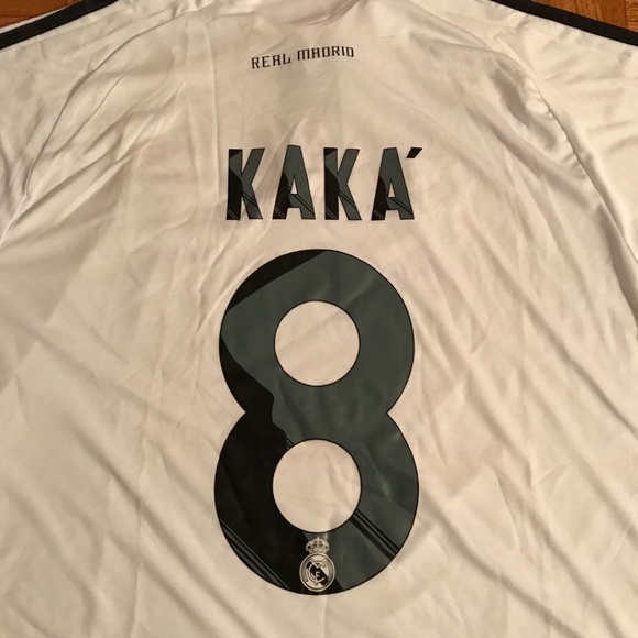 NEW Real Madrid FC Kaka Bwin Soccer Jersey LFP #8 - Picture 5 of 5